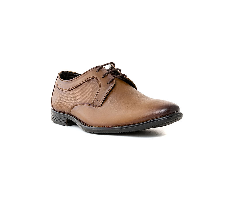 KHADIM Lazard Tan Leather Formal Derby Shoe for Men (6890154)