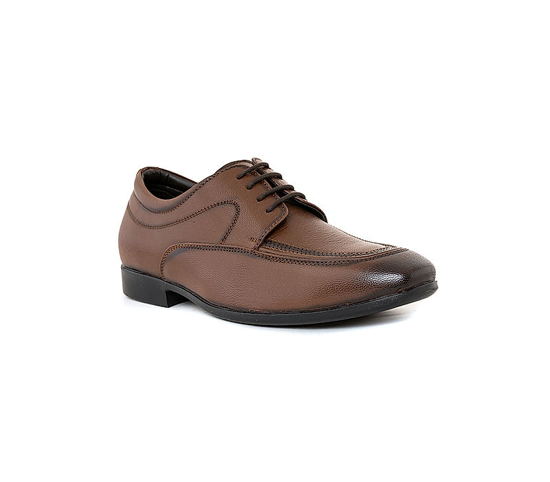 KHADIM Lazard Brown Leather Formal Derby Shoe for Men (9361334)