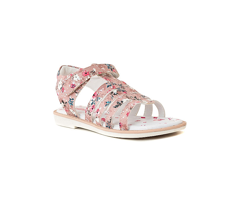 KHADIM Adrianna Pink Flat Fisherman Sandal for Girls (2832590)