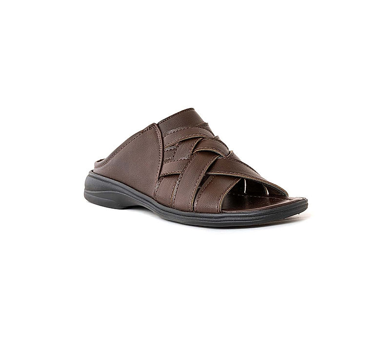 KHADIM Brown Casual Mule Slip On Sandal for Men (3813344)