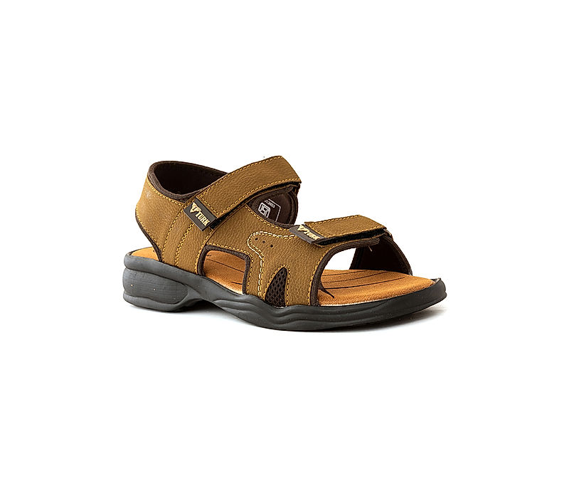 KHADIM Turk Tan Floaters Kitto Sandal for Men (3813363)