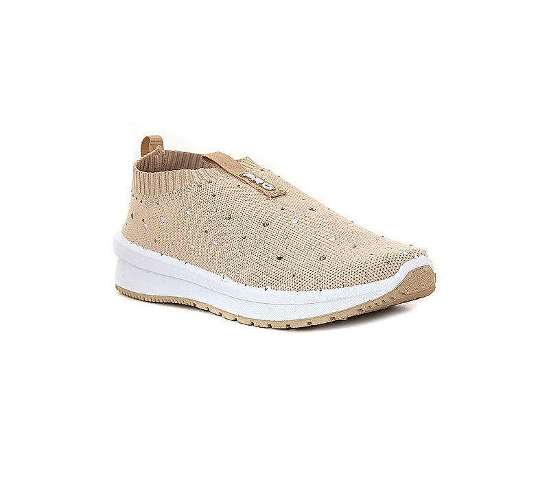 KHADIM Pro Beige Walking Sports Shoe Sneakers for Women (5191428)