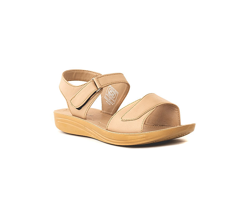 KHADIM Beige Flat Sandal for Women (5260848)