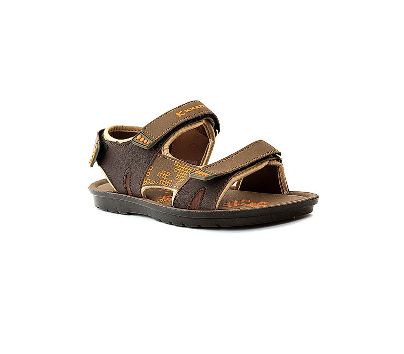 KHADIM Brown Floaters Kitto Sandal for Men (7775654)