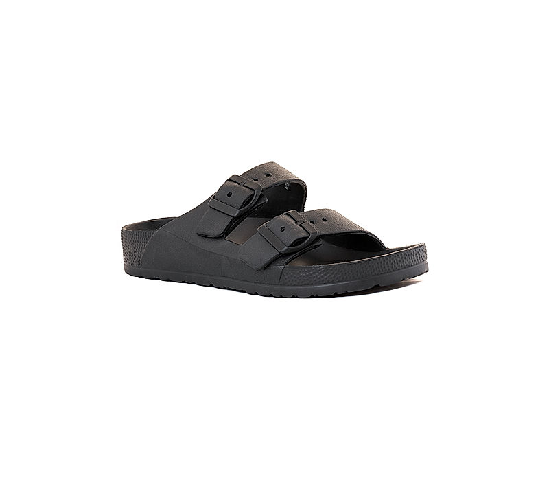 KHADIM Pro Black Washable Slide Slippers for Men (6760236)