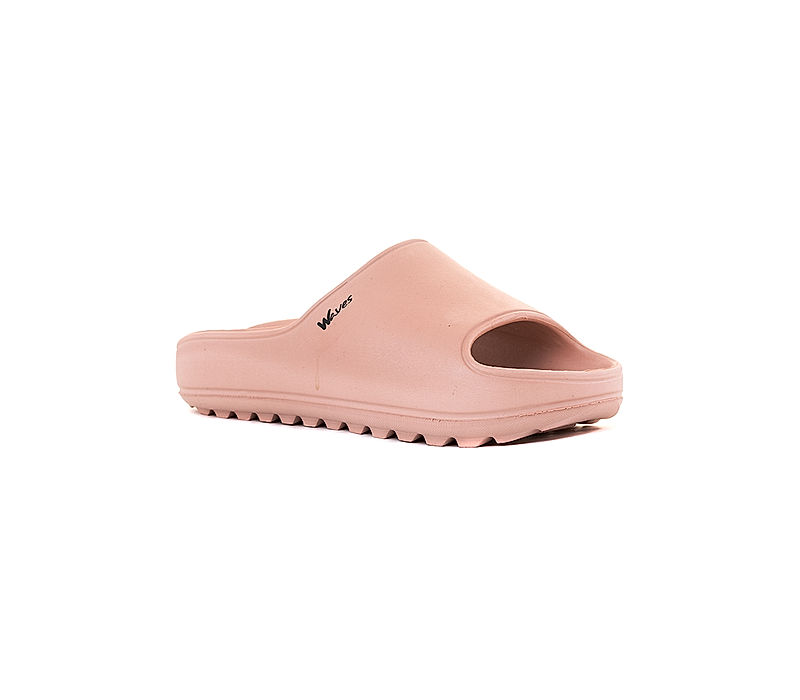 KHADIM Waves Pink Washable Mule Slide Slippers for Women (7450065)