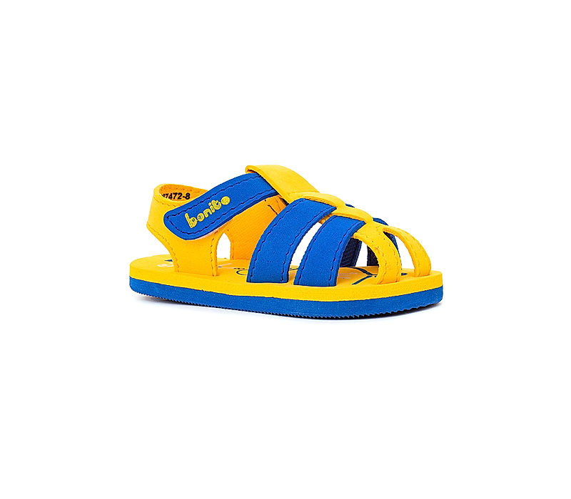 KHADIM Bonito Yellow Casual Fisherman Sandal for Kids - 2-4.5 yrs (4721878)