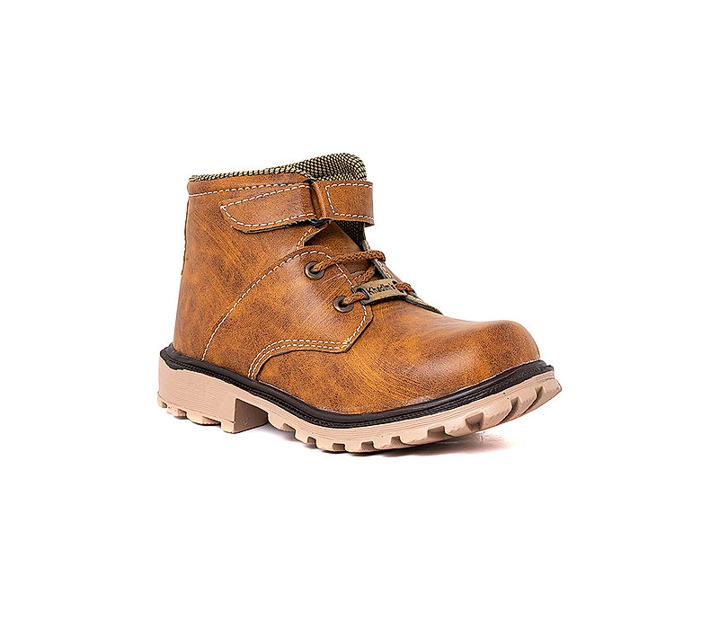 KHADIM Pedro Brown Outdoor Boots for Boys - 4-7.5 yrs (6150053)