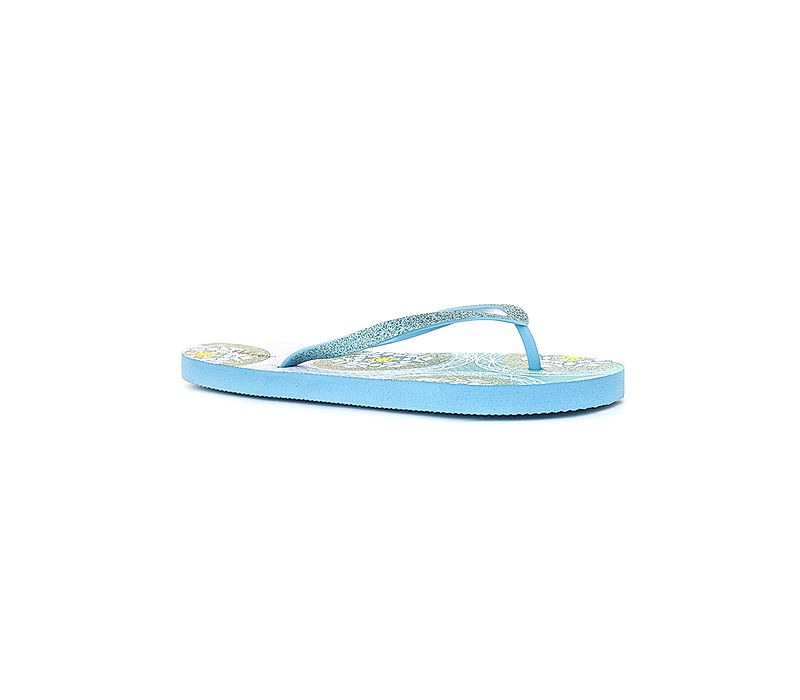 KHADIM Waves Blue Indoor Slippers for Women (6760279)