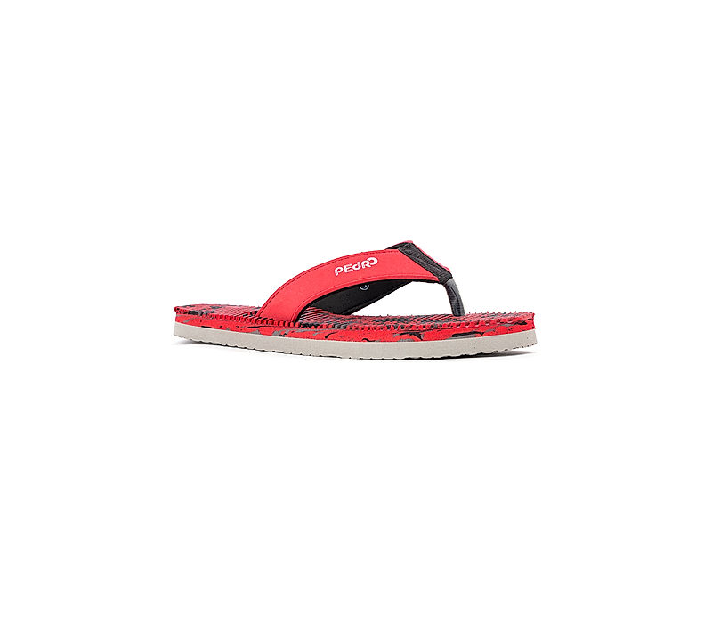 KHADIM Pedro Red Indoor Thong Slippers for Boys - 8-13 yrs (7281455)