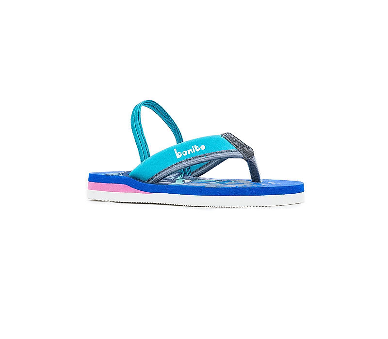 KHADIM Bonito Blue Casual Slingback Slippers for Kids - 2-4.5 yrs (7281539)