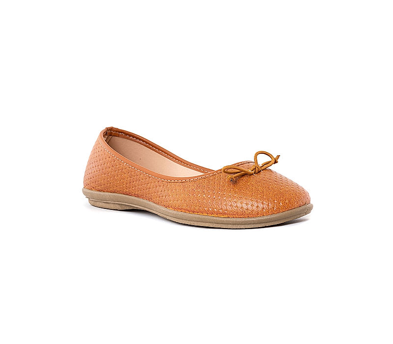 KHADIM Orange Tan Ballerina Casual Shoe for Women (5199973)