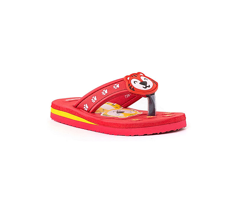 KHADIM Bonito Red Casual Slippers for Kids - 2-4.5 yrs (7281865)