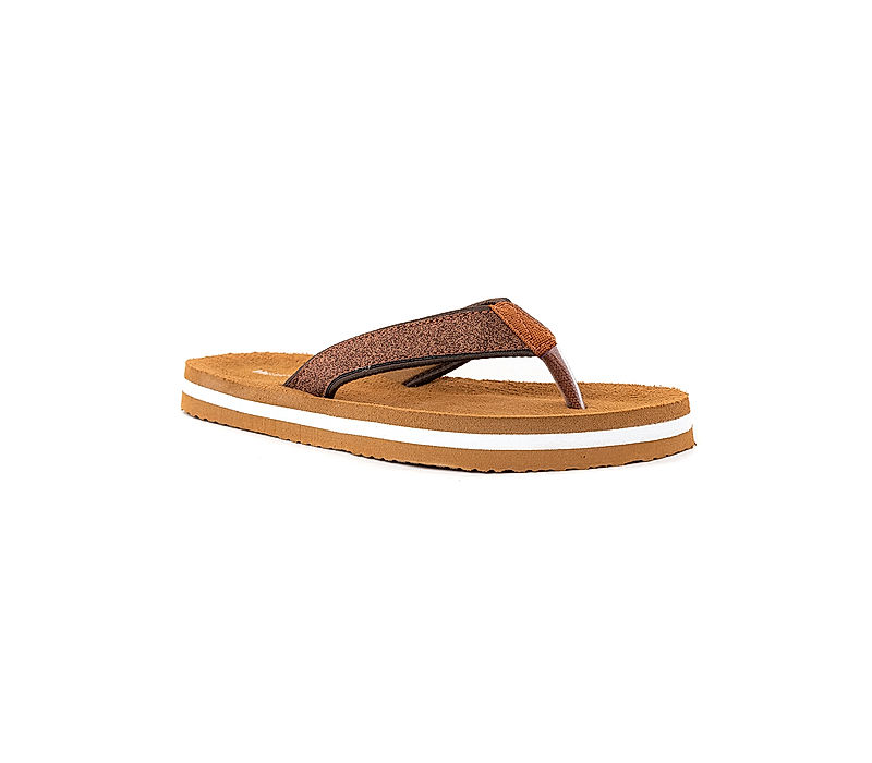 KHADIM Waves Brown Casual Slippers for Women (7281894)