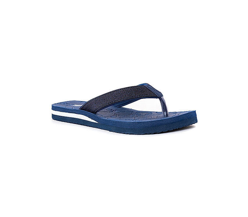 KHADIM Waves Navy Blue Casual Slippers for Women (7281909)