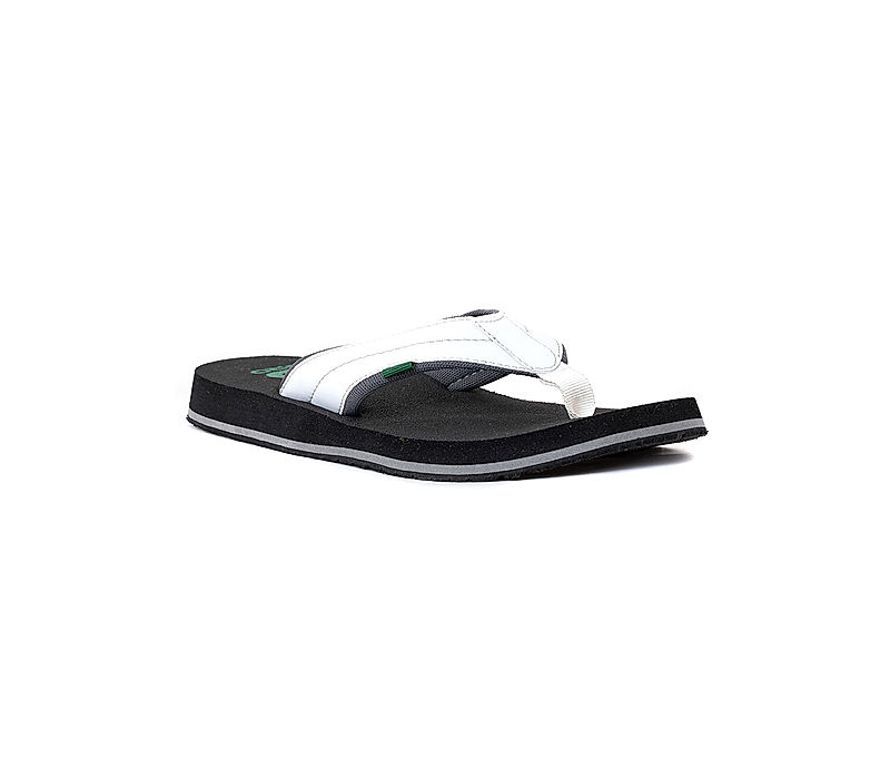 KHADIM Pro White Casual Slippers for Men (7680081)