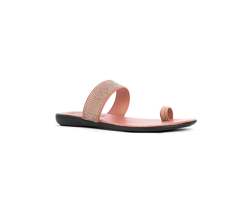 KHADIM Pink Flat Slip On Sandal for Women (1628445)