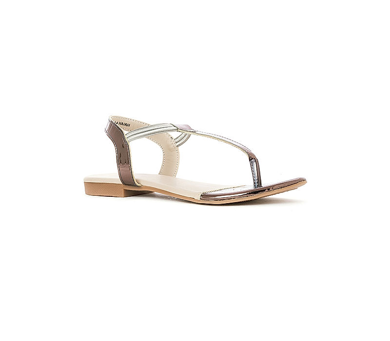 KHADIM Cleo Grey Flat Slingback Sandal for Women (1741924)