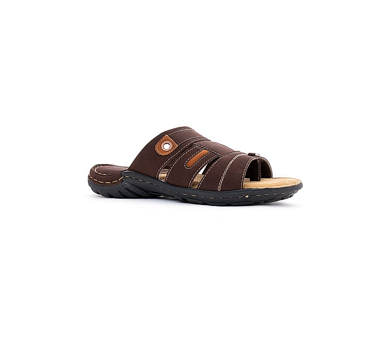 KHADIM Softouch Brown Casual Slip On Sandal for Men (2593084)