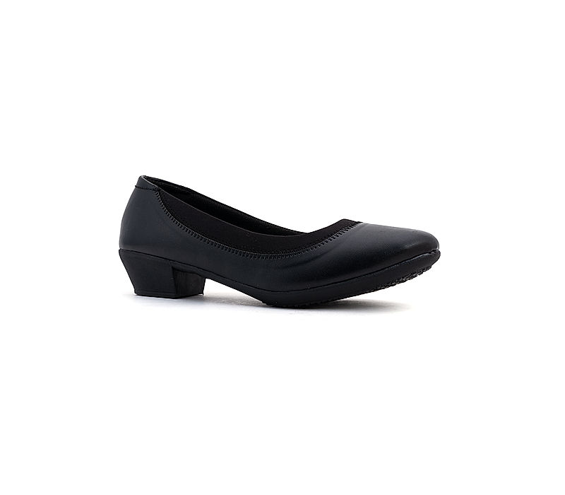 KHADIM Black Formal Pump Shoe Heels for Women (5420066)