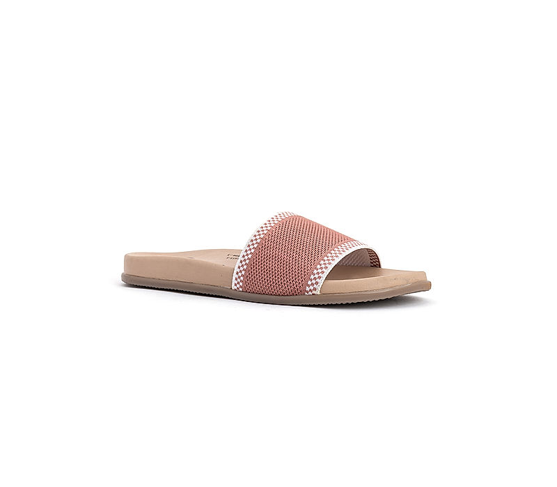 KHADIM Pro Pink Casual Mule Slide Slippers for Women (6550115)
