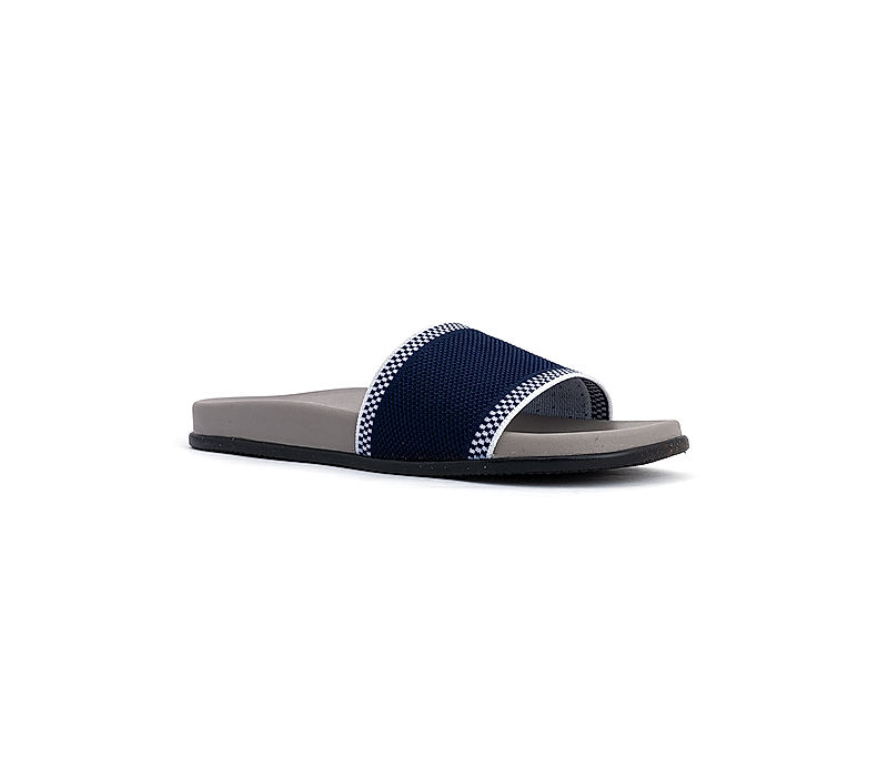 KHADIM Pro Navy Blue Casual Mule Slide Slippers for Women (6550119)