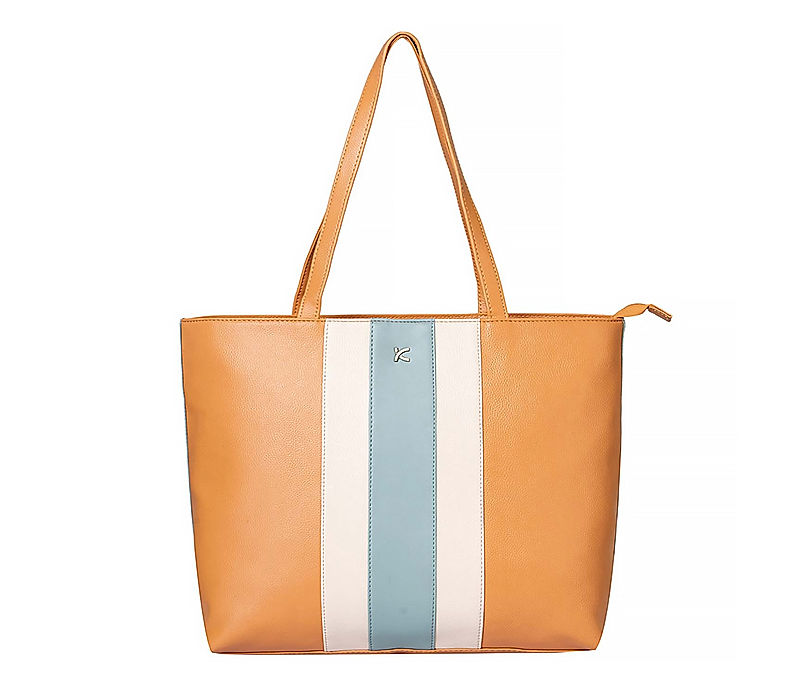 Khadim Orange Tote Handbag for Women (1433290)