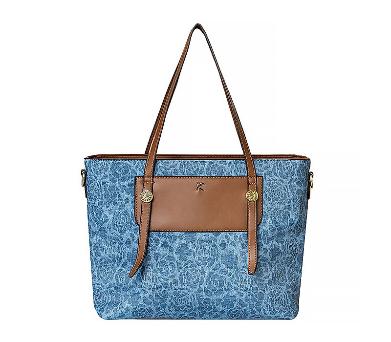 Khadim Blue Tote Handbag for Women (4515089)