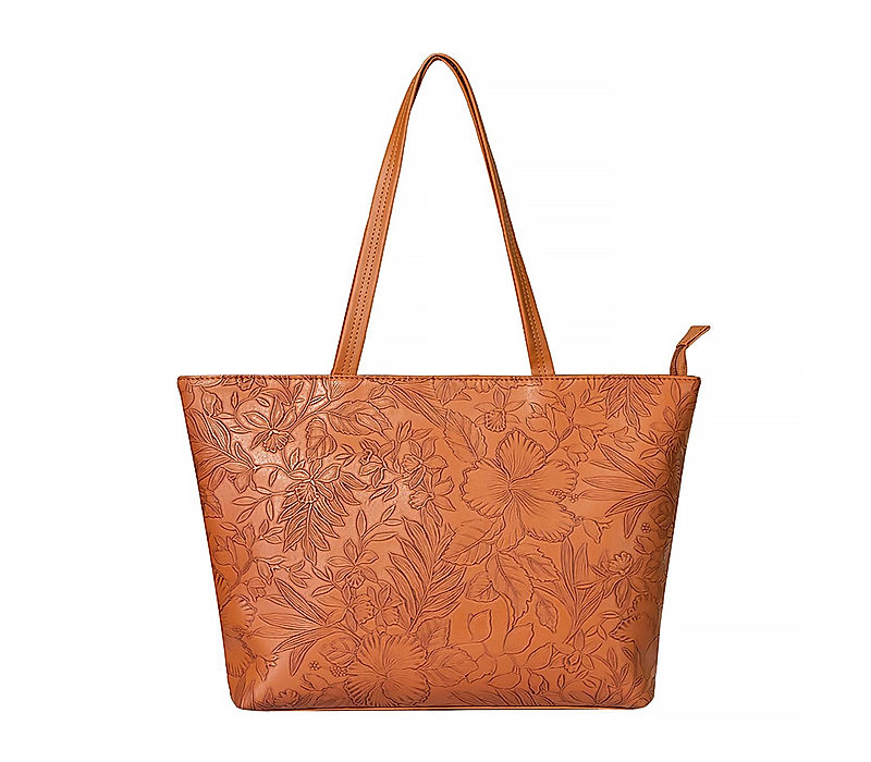 Khadim Brown Tote Handbag for Women (5211343)