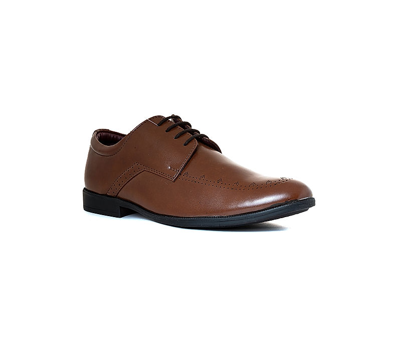 KHADIM Lazard Brown Formal Derby Shoe for Men (7000064)