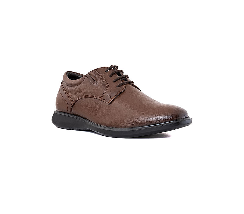 KHADIM British Walkers Brown Leather Formal Derby Shoe for Men (3592524)
