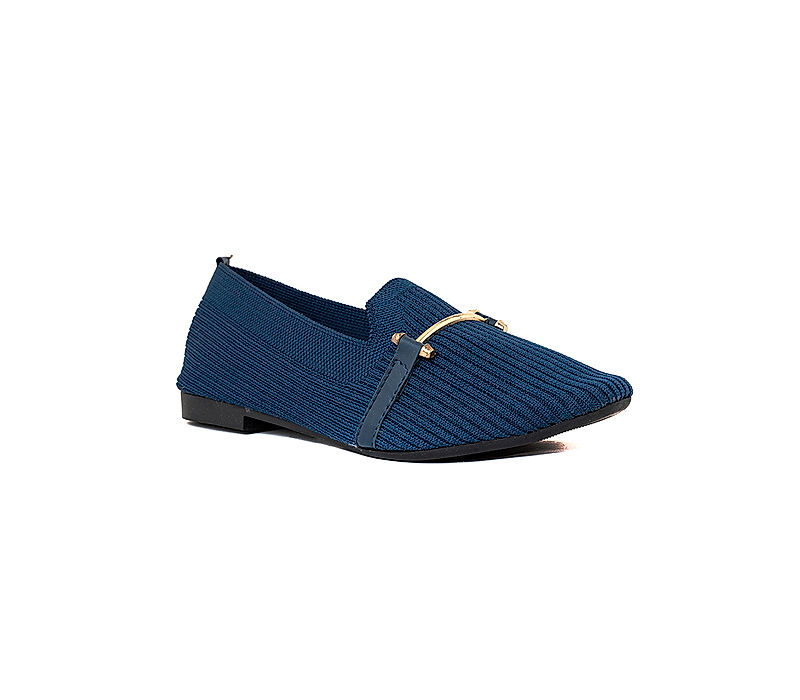 KHADIM Sharon Blue Horsebit Loafers Casual Shoe for Women (3813319)