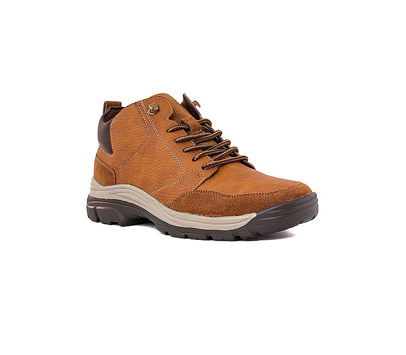 KHADIM Turk Brown Hiking Boots for Men (5661188)