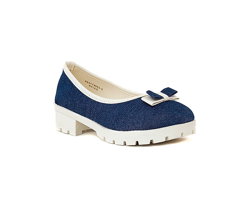 KHADIM Adrianna Navy Blue Ballerina Casual Shoe for Girls - 4.5-12 yrs (6537799)