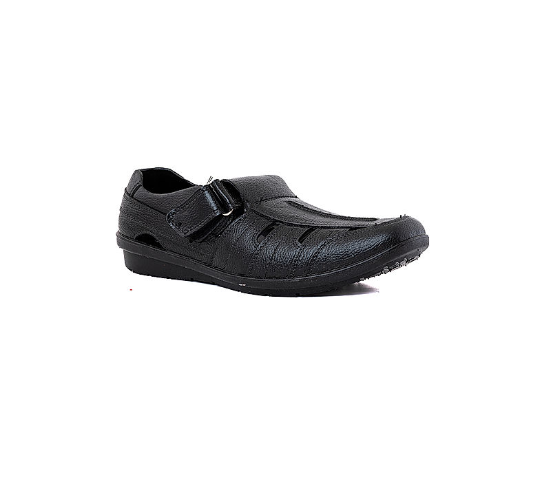 KHADIM Black Washable Sandal Shoe for Men (6540246)