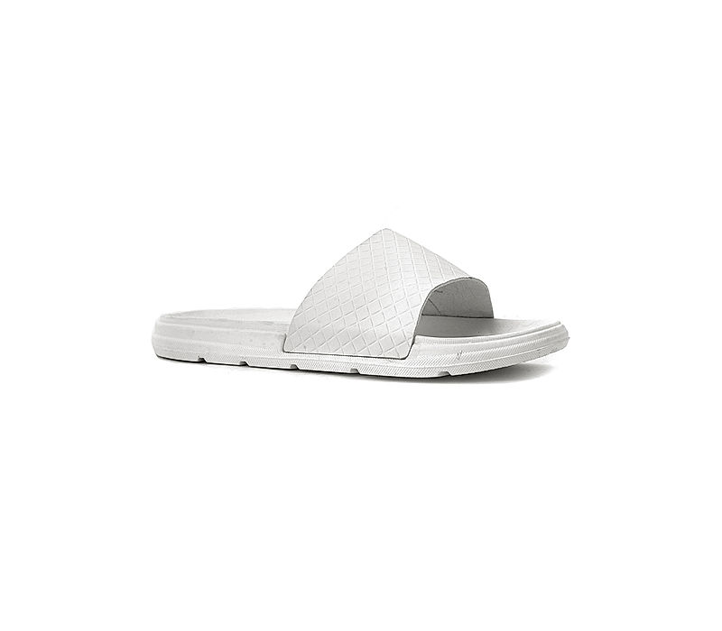KHADIM Pro White Casual Mule Slide Slippers for Men (3361471)