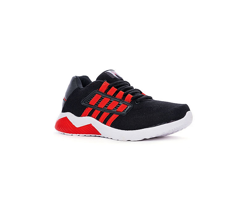 KHADIM Fitnxt Black Running Sports Shoes for Men (6670126)
