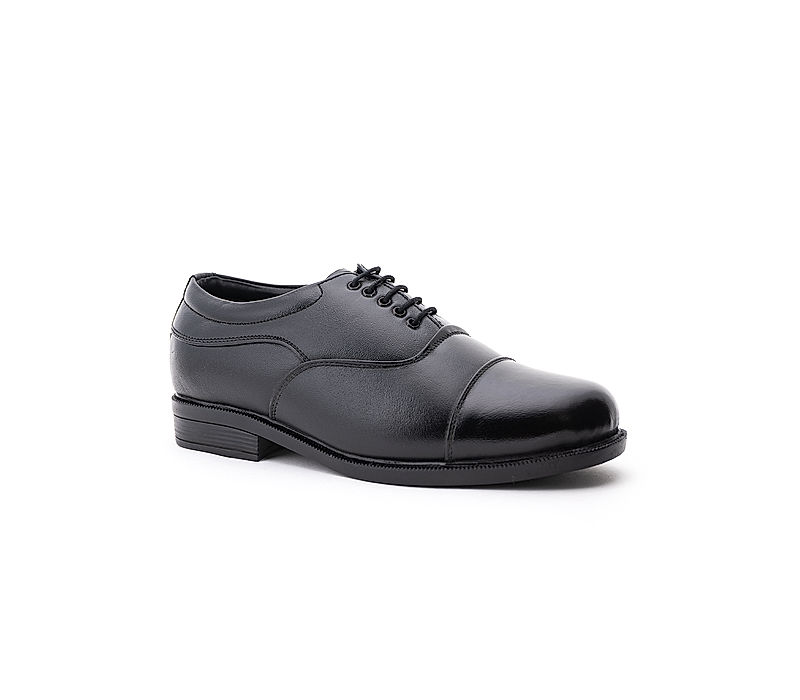 KHADIM Black Leather Formal Oxford Shoe for Men (5180336)