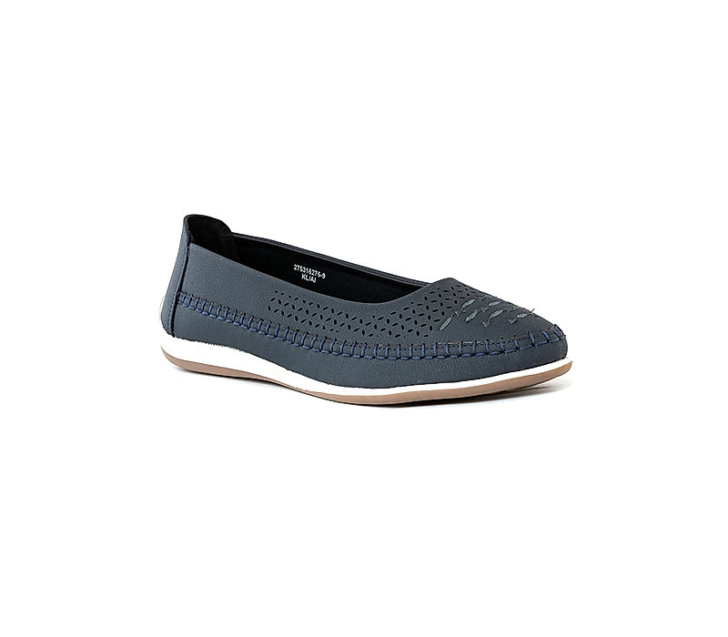 KHADIM Sharon Navy Ballerina Casual Shoe for Women (2753169)