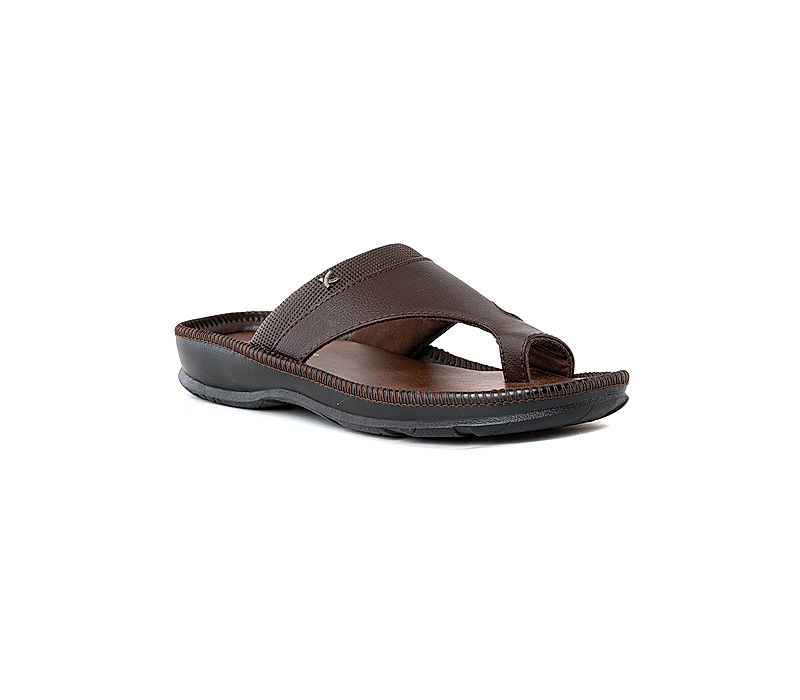 KHADIM Softouch Brown Casual Slip On Sandal for Men (7322984)