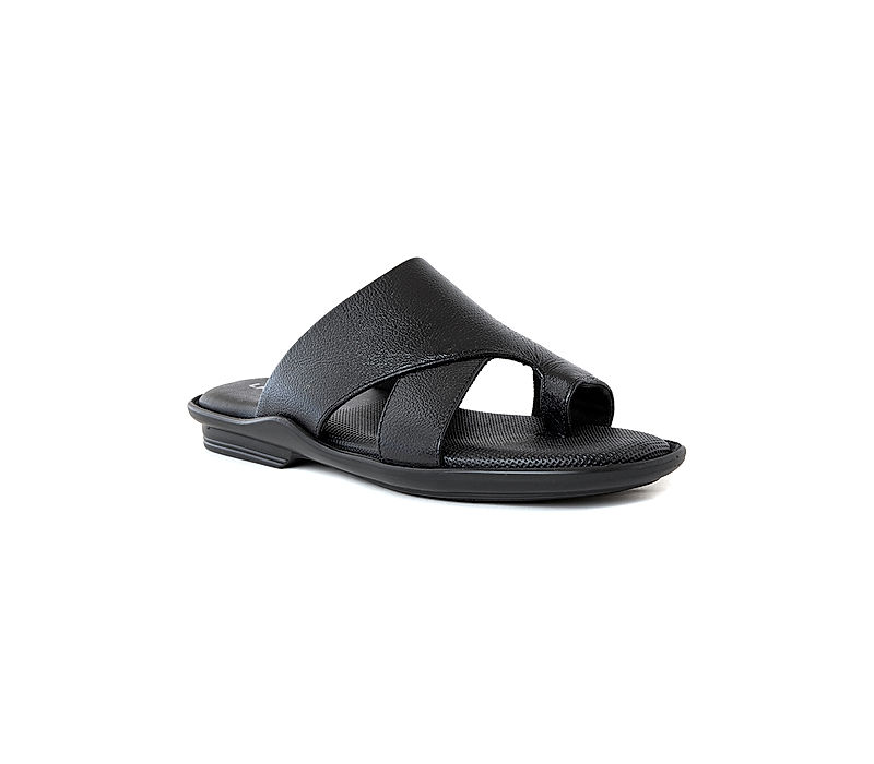 KHADIM Lazard Black Casual Slip On Sandal for Men (7430066)