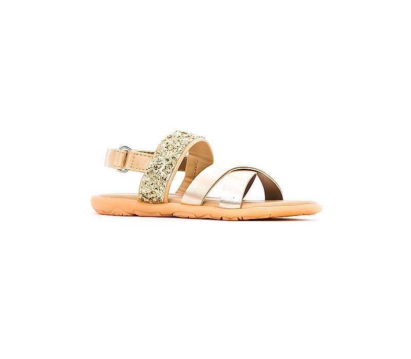 KHADIM Bonito Beige Flat Sandal for Girls - 2-4.5 yrs (5610678)