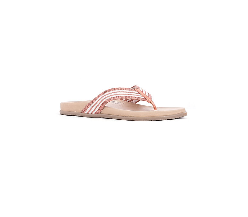 KHADIM Pro Pink Casual Flip Flops for Women (6550125)