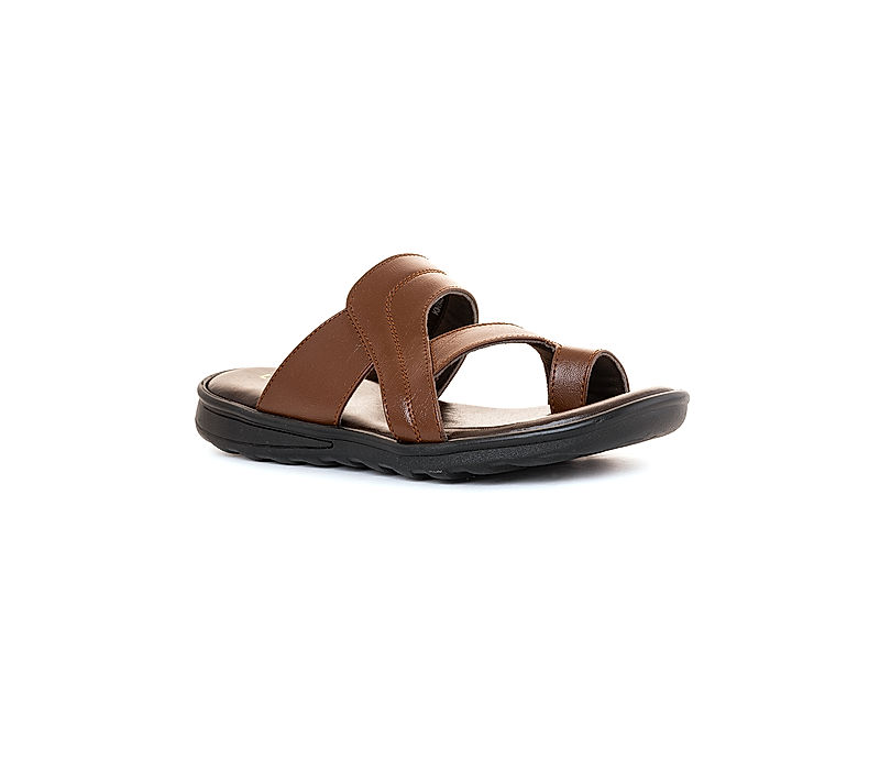 KHADIM Lazard Brown Casual Slip On Sandal for Men (5241024)