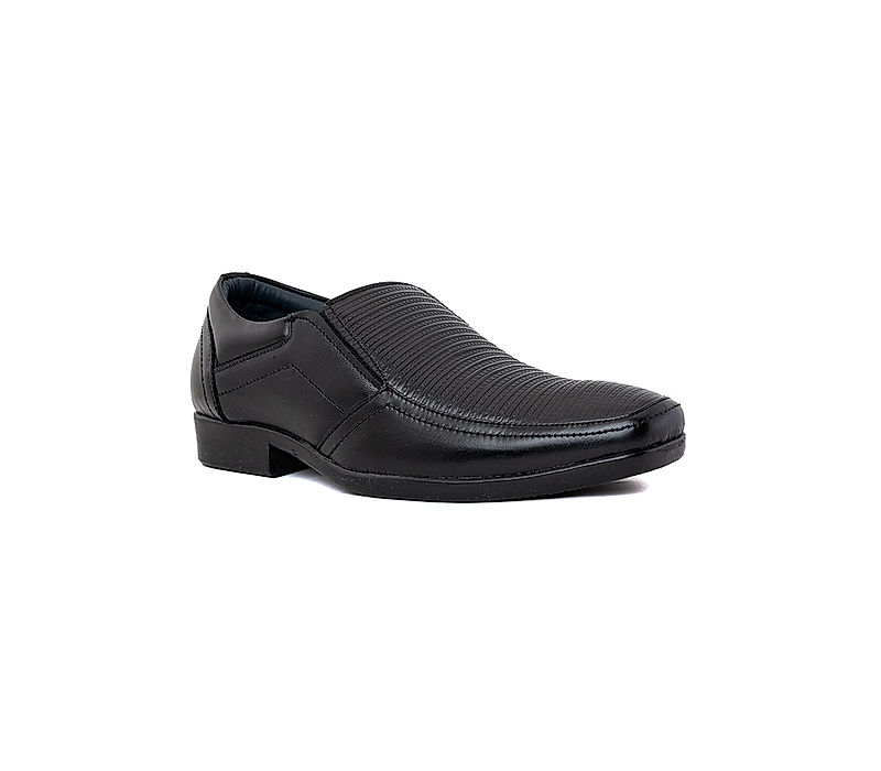 KHADIM Lazard Black Leather Formal Slip On Shoe for Men (2593246)