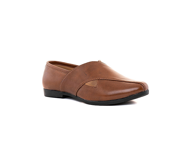 KHADIM Lazard Brown Peshawari Slip On Casual Shoe for Men (3361764)