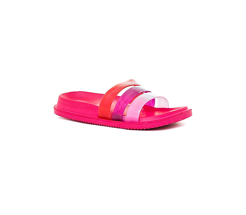 KHADIM Waves Pink Washable Mule Slide Slippers for Women (6760325)