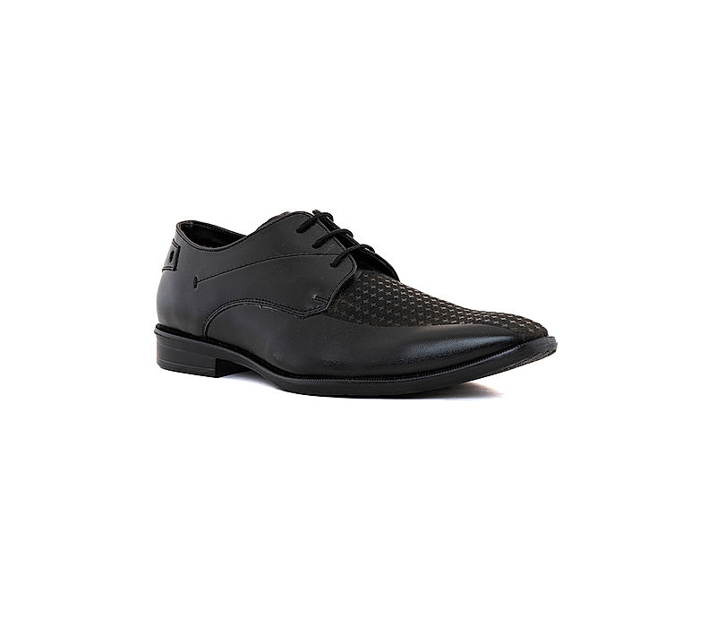 KHADIM Lazard Black Formal Derby Shoe for Men (7100036)