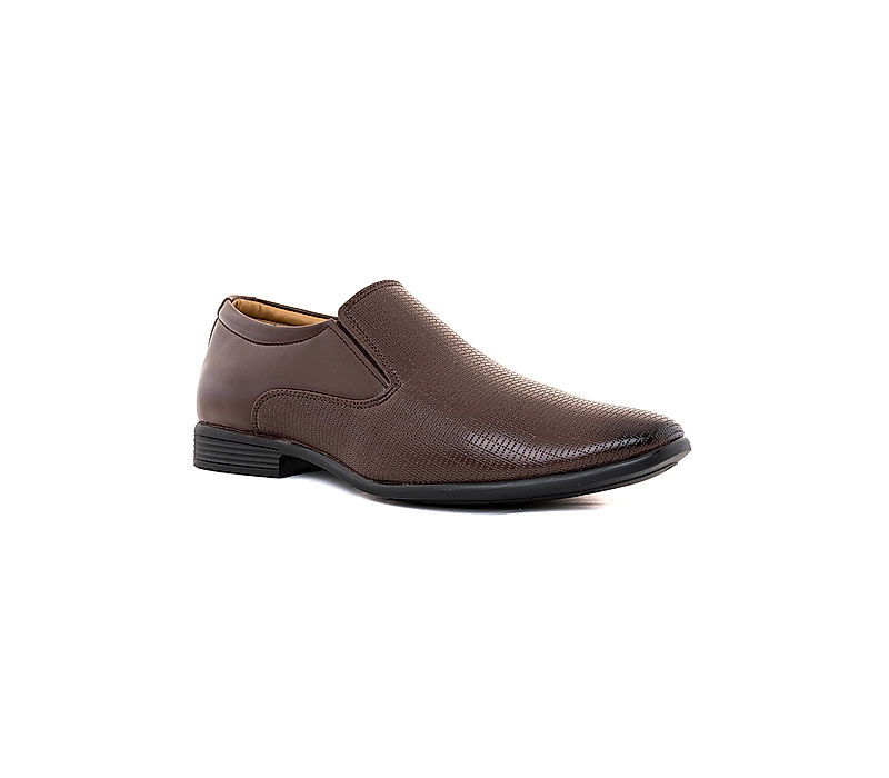 KHADIM Brown Formal Slip On Shoe for Men (7236494)