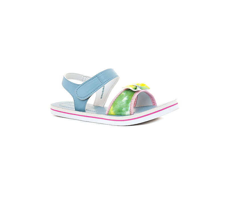 KHADIM Adrianna Blue Flat Sandal for Girls - 4.5-12 yrs (7281809)